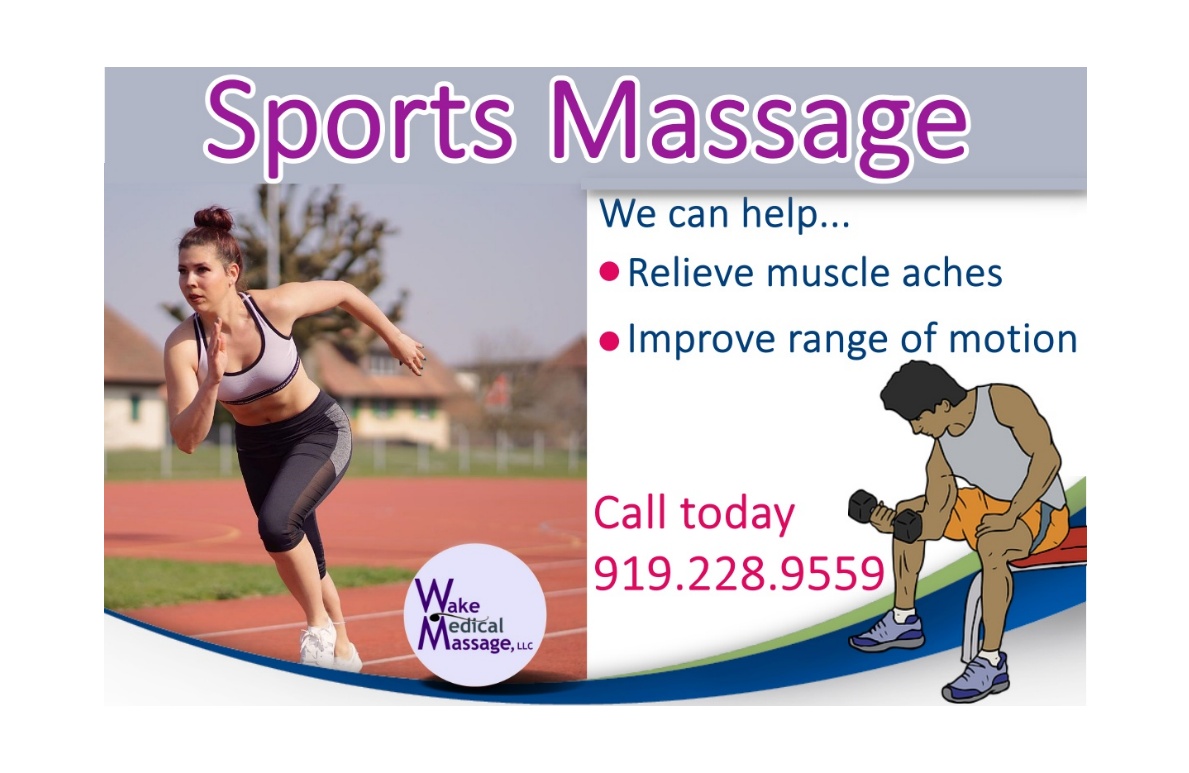 Sports massage therapy for improved performance in Cary NC
